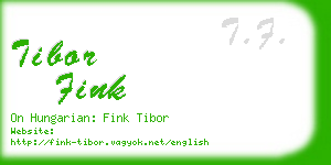 tibor fink business card